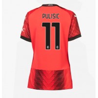 AC Milan Christian Pulisic #11 Domaci Dres za Ženska 2023-24 Kratak Rukav